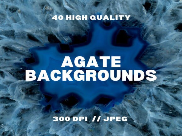40 Agate Backgrounds for Creative Projects