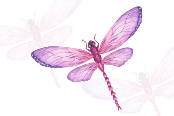 Colorful Dragonfly Vector Watercolor: A Versatile Artistic Resource