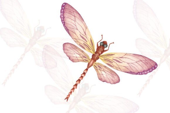 Colorful Dragonfly Watercolor Vector: A Strategic Art Asset for Creative Professionals