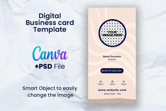 Digital Business Card Psd Canva: A Versatile Tool for Modern Professionals