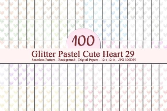 Glitter Pastel Cute Heart 29 Pattern: A Strategic Digital Asset for Creative Businesses