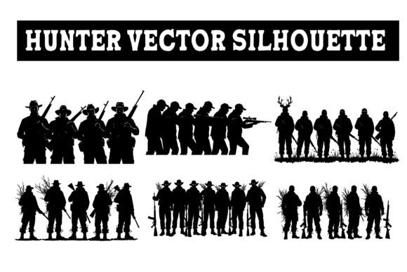 Hunter Vector Silhouette: A Versatile Tool for Creative and Commercial Use